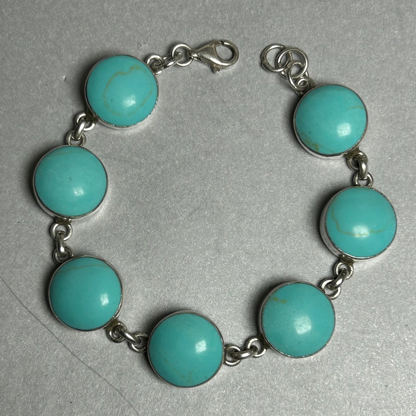 Armband aus 925 Silber mit natürlichem Türkis