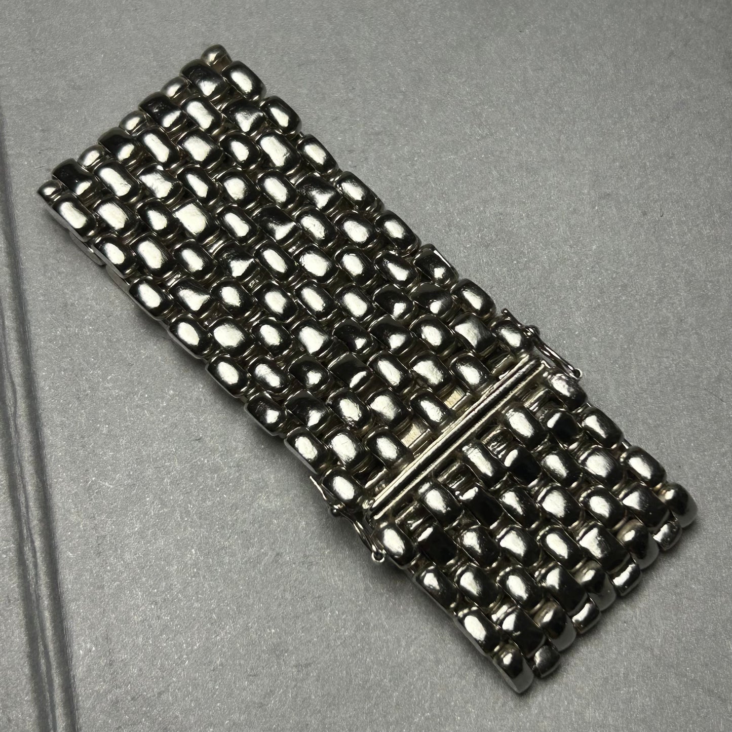 Breites Gliederarmband aus 800 Silber