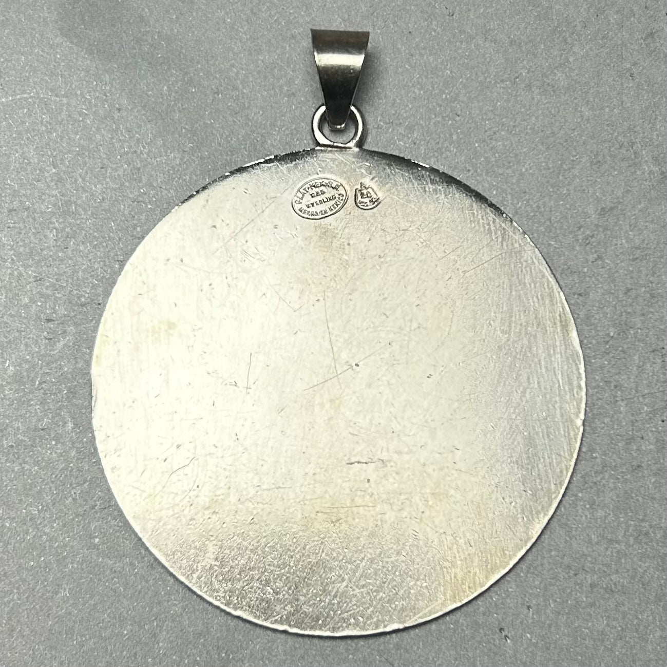 Aztekenkalender Maya Anhänger aus 925 Silber