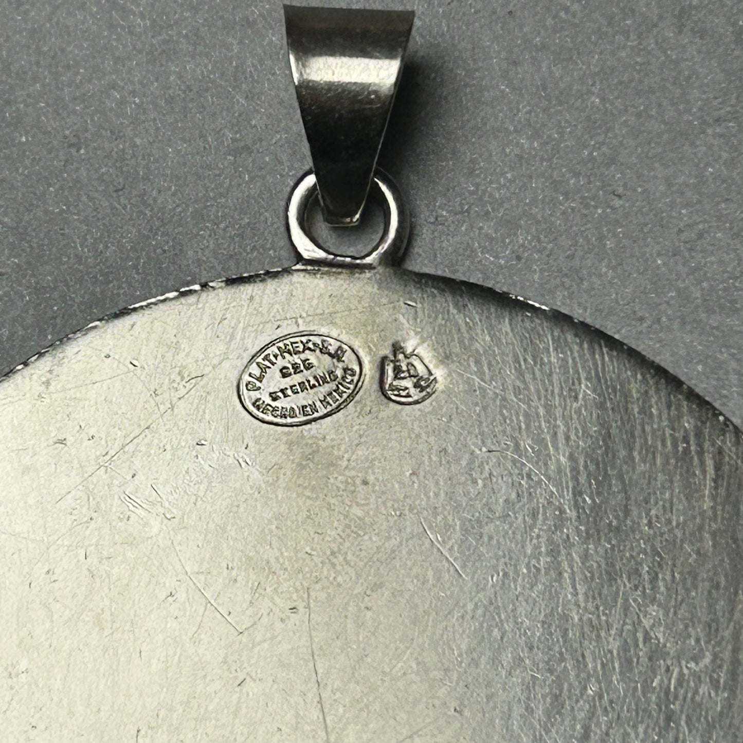 Aztekenkalender Maya Anhänger aus 925 Silber
