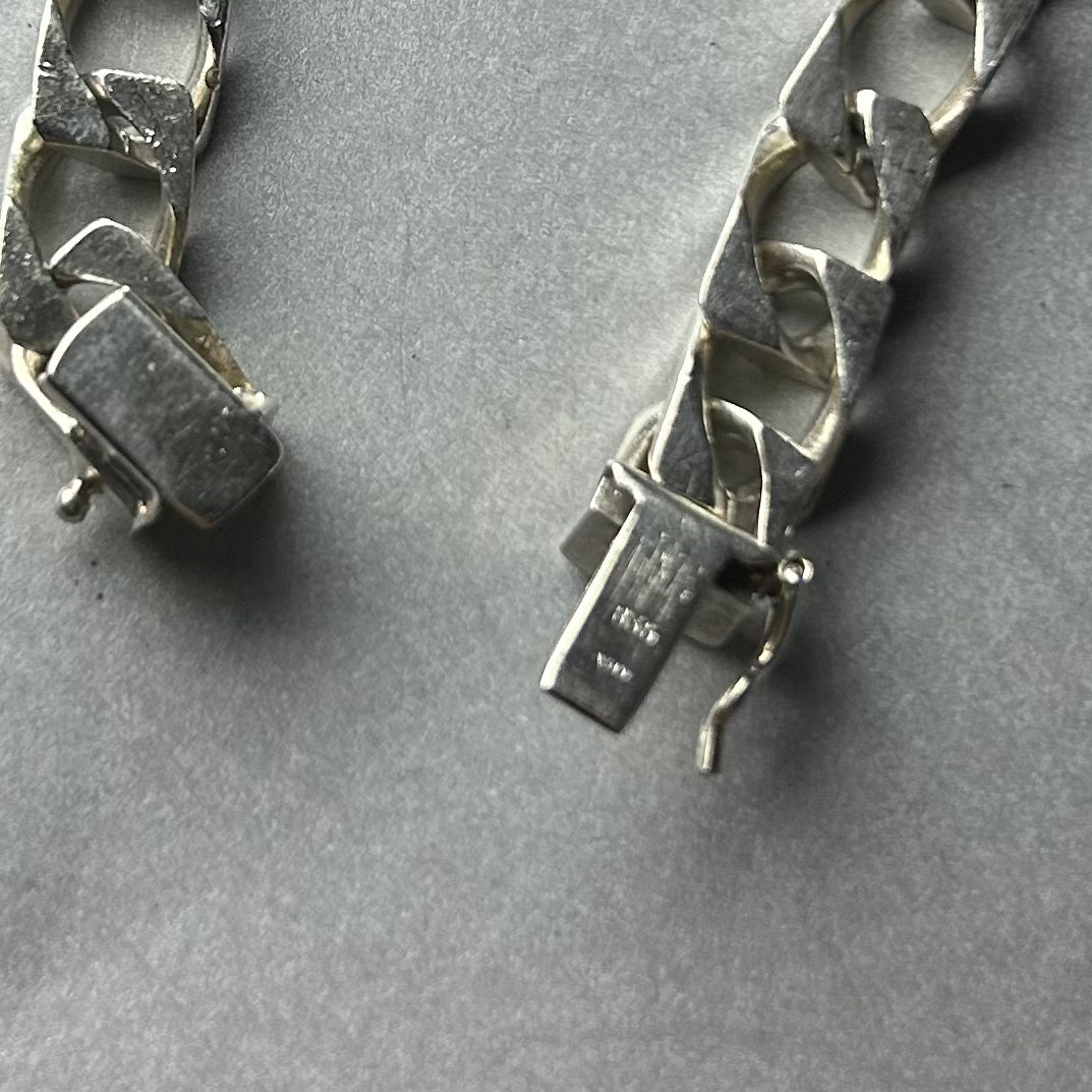 Panzerarmband aus 835 Silber