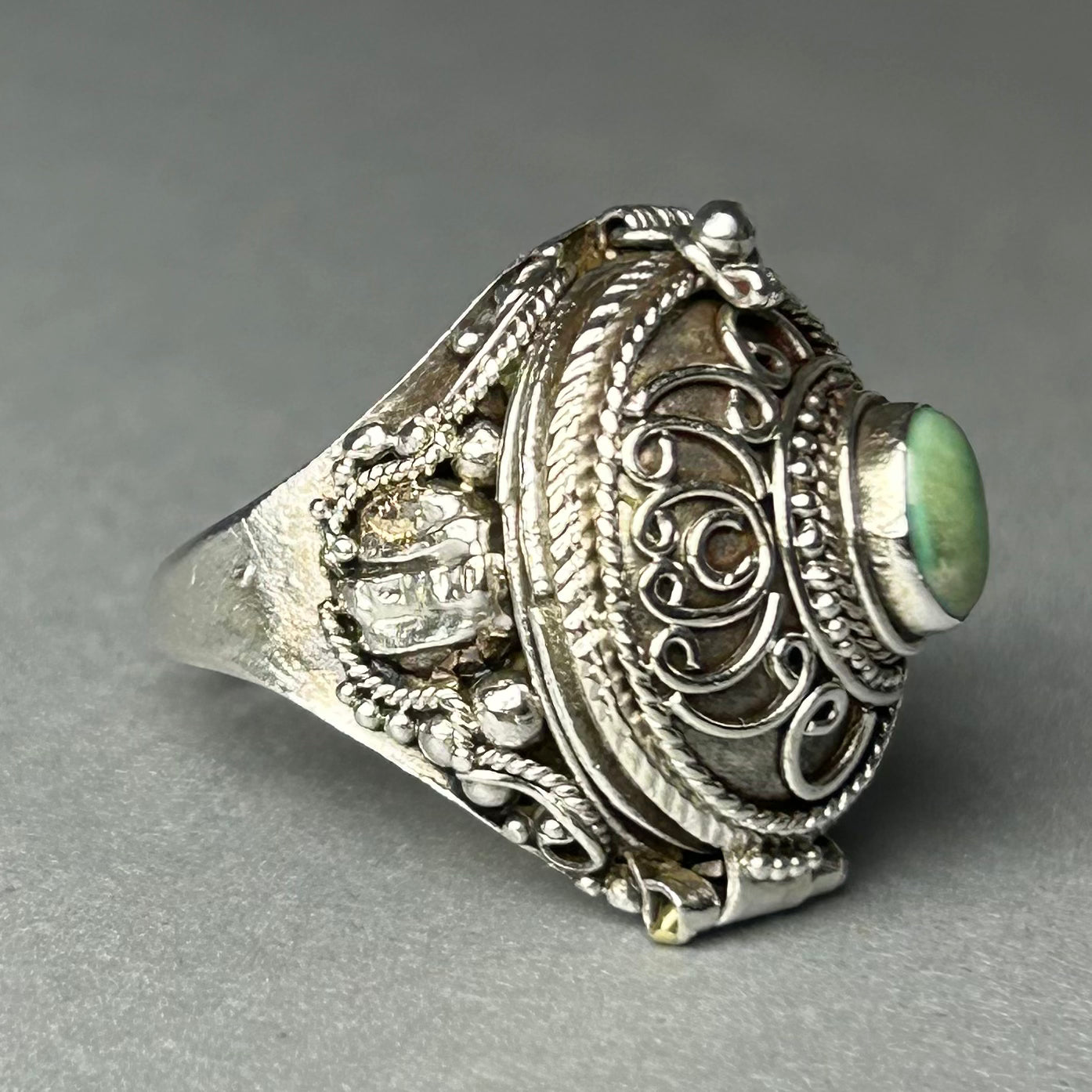 Gift Ring mit Türkis aus 925 Silber