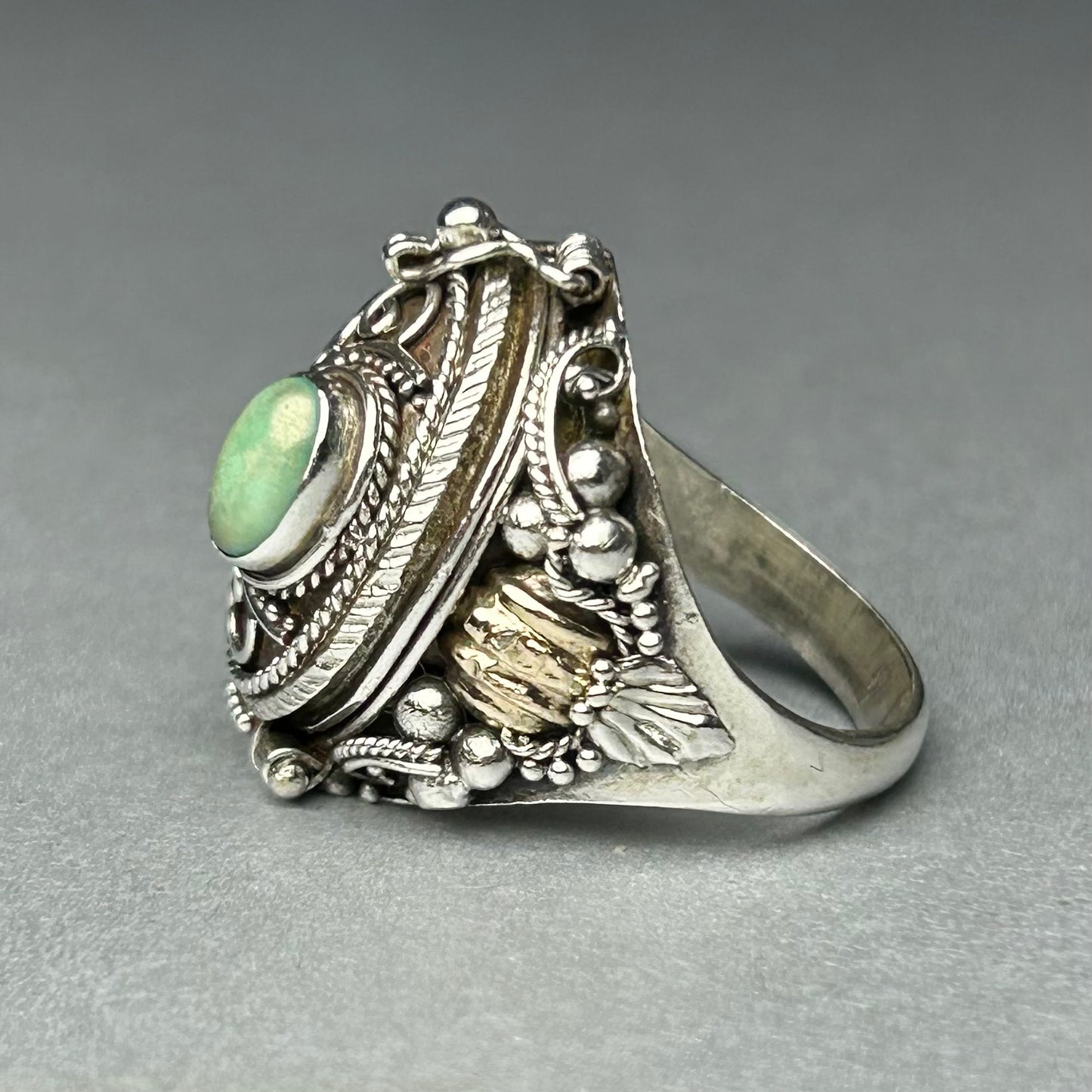 Gift Ring mit Türkis aus 925 Silber