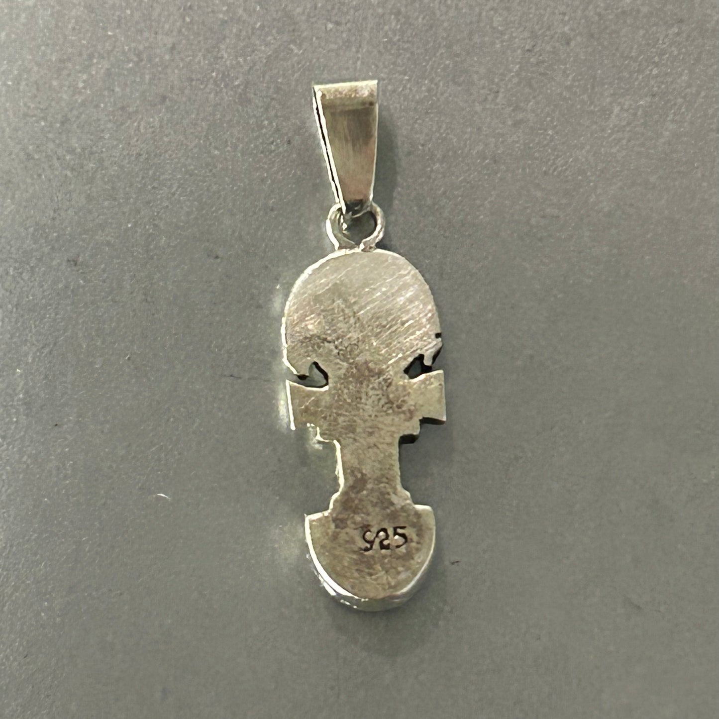 Anhänger Tumi mit echtem Türkis aus 925 Silber