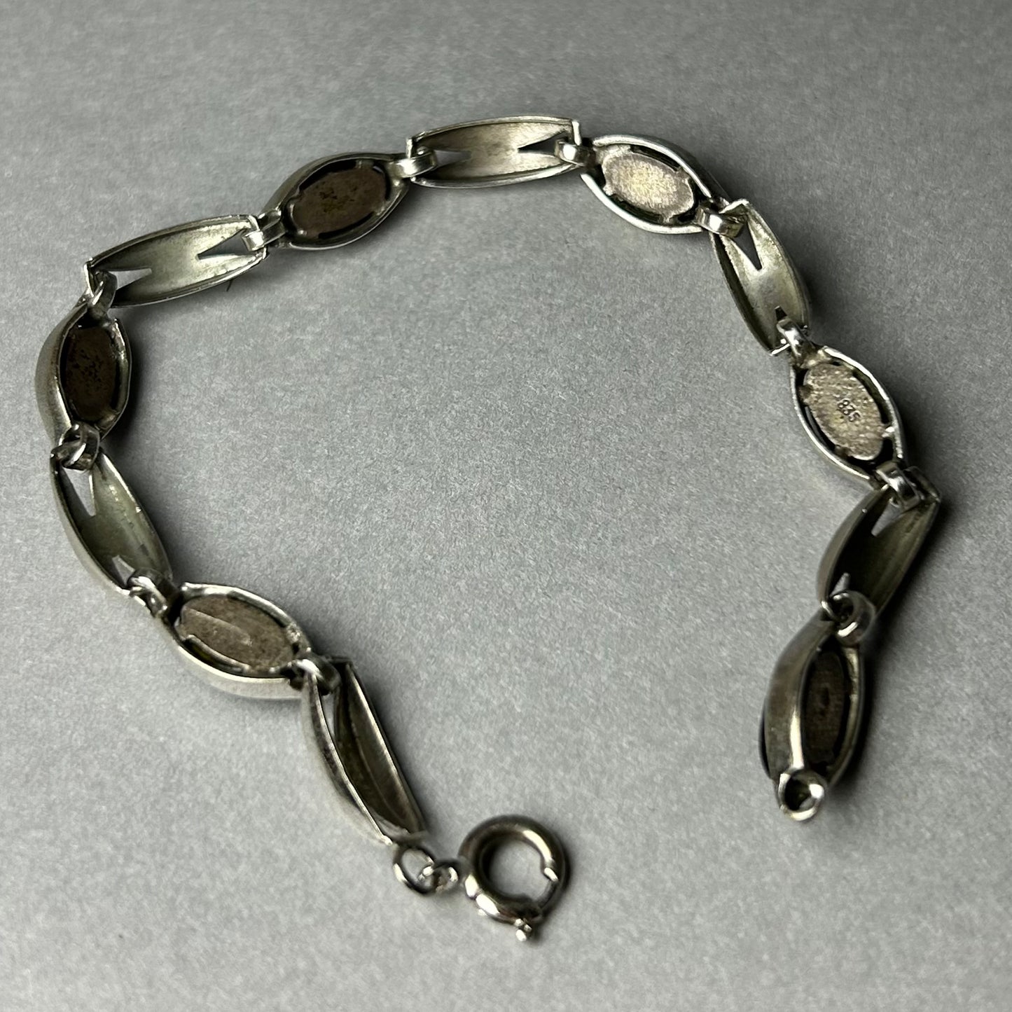 Onyx Armband aus 835 Silber