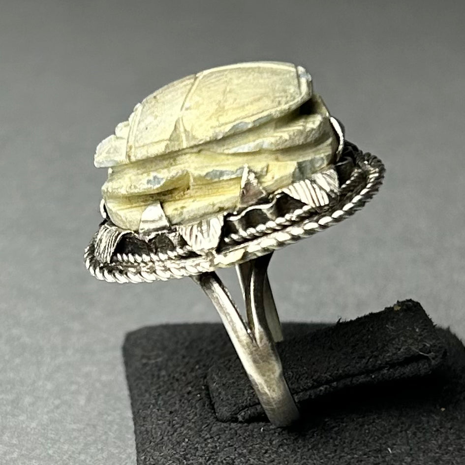 Skarabäus Ring aus 925 Silber